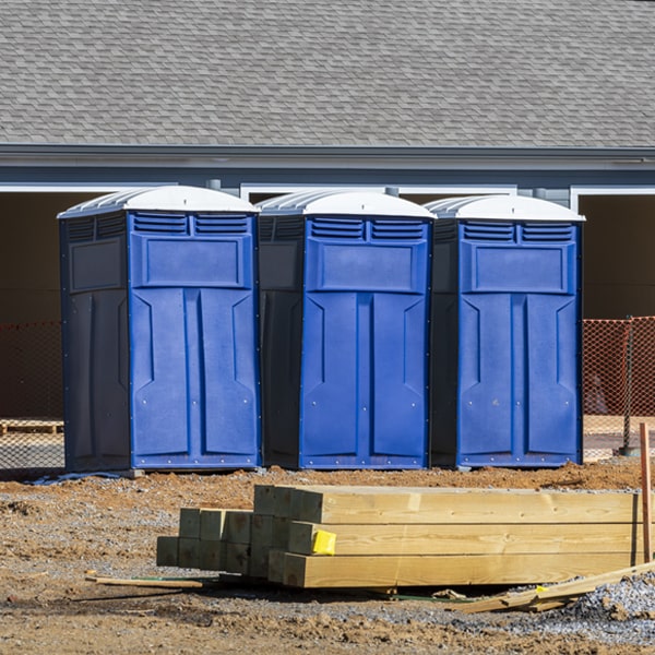 are there any restrictions on where i can place the porta potties during my rental period in Ashland NE